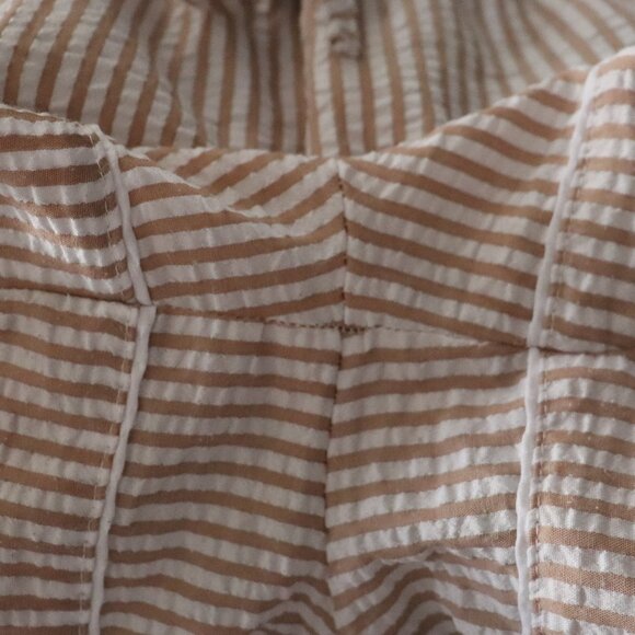 Kikit Sz Lrg Matching Striped Summer Tank Top + Shorts Comfy Lounge Set - Picture 11 of 14